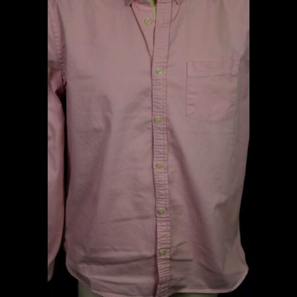 CPO Provisions Cotton PINK Button Down Shirt (Size: M) - Picture 2 of 10